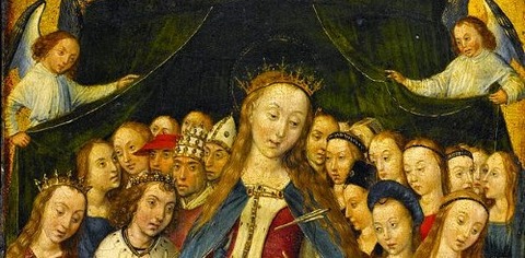 St Ursula Virgins The Master of the Legend of Saint Barbara -