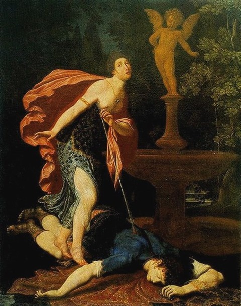 Pyramus and Thisbe by Gregorio Pagani 1558-1605