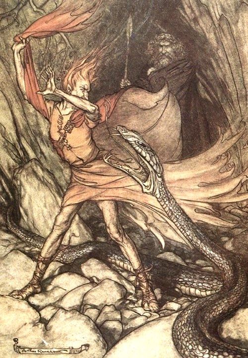 北欧神話のトリックスター ロキの絵画14選 オーディンの義兄弟で悪戯好きの神 メメント モリ 西洋美術の謎と闇