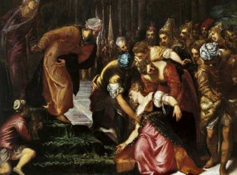 Esther before Ahasuerus Tintoretto 1546-7