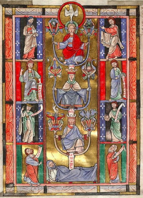 Arbre de Jessé Manuscrit 340 Bibliothèque municipale de Douai