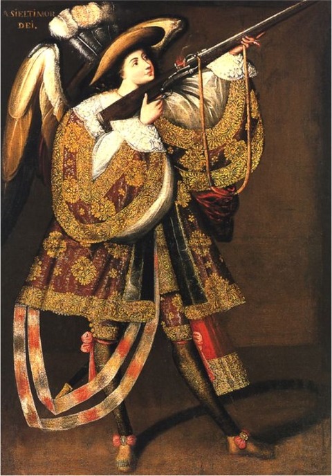 Angel with Arquebus,アシエル17th century1