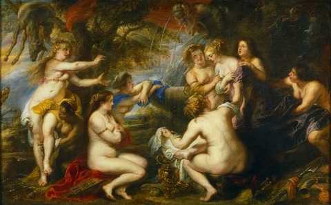 Diana and Callisto by Rubens 1635