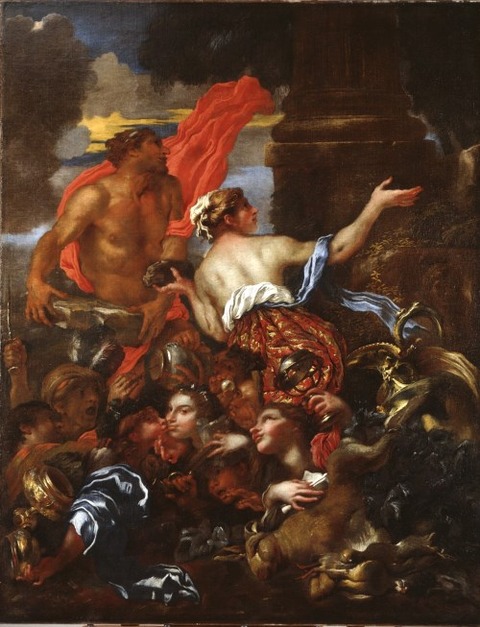 Giovanni Benedetto Castiglione Deucalion and Pyrrha 1655