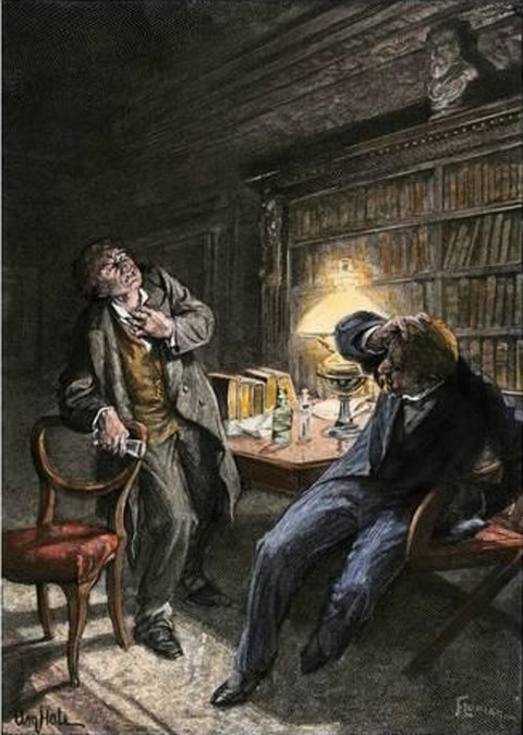 Transformation of Dr. Jekyll into Mr. Hyde