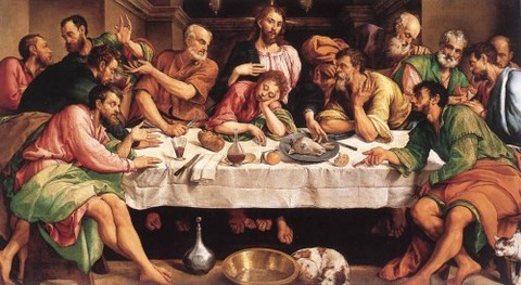 The Last Supper 1542 Jacopo Bassano