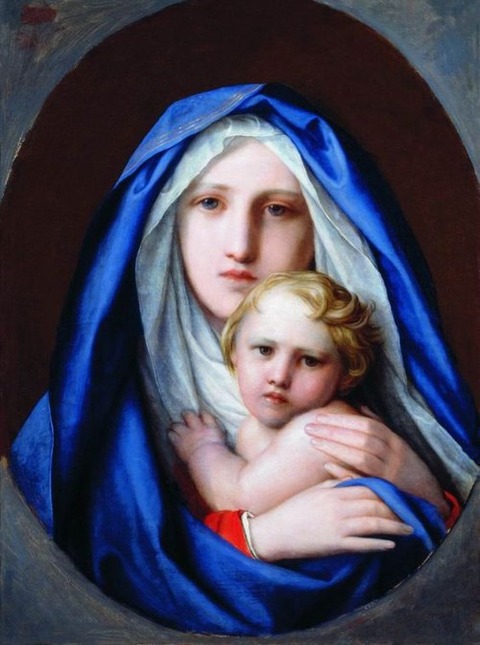 Fyodor Bruni 1858 The Virgin and Child