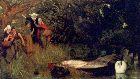 Arthur Hughes. The Lady of Shalott. 1873