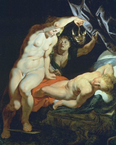 Cupid And Psyche by Rubens