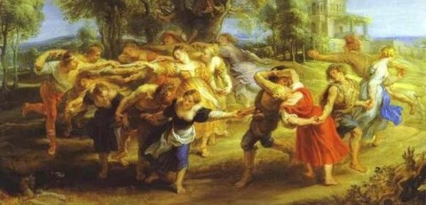 ルーベンス A Peasant Dance (1636-40) -