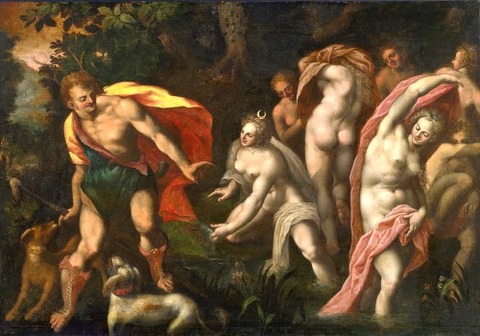 Diana And Actaeon by Joseph Heintz the Elder