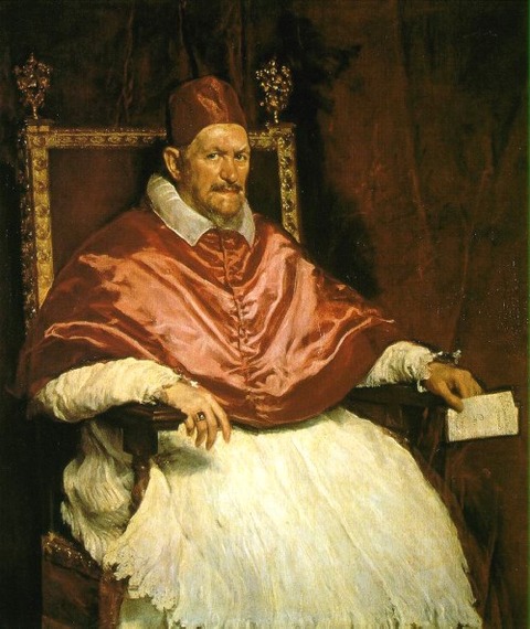 Portrait of Innocent X Oil 1650