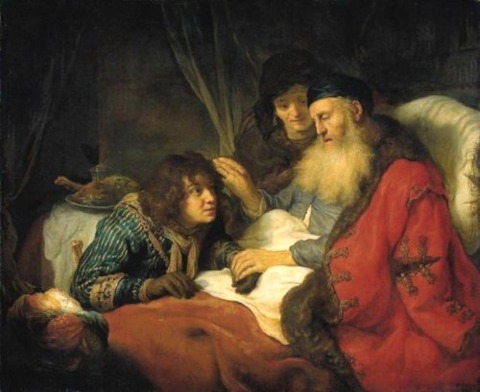 Rebecca Isaac Blessing Jacob Govert Flinck