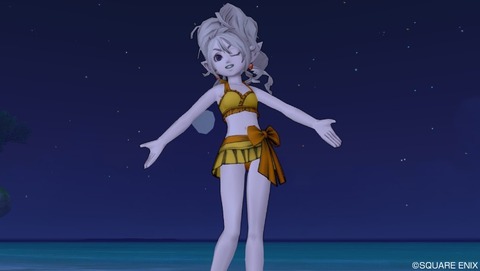水着エルフ