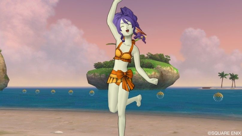 16夏 スウィートビキニ全種族画像 Dq10覚え書き