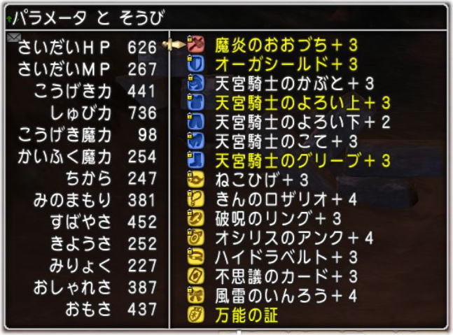 すばやさの高いパラディンならレグナードの開幕通常攻撃を大ぼうぎょできる Dq10覚え書き