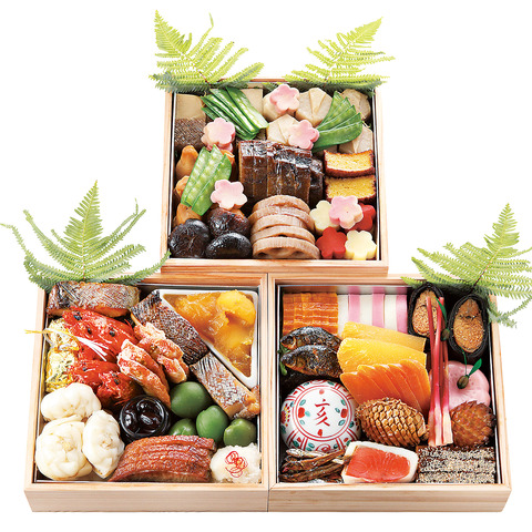 2019東急≪築地 日本料理 つきぢ田村≫おせち三段重