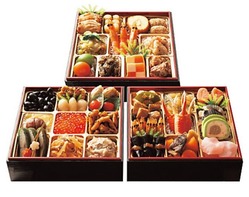 2020伊勢丹〈日本料理 てら岡〉博多雅三段重(冷凍)17604