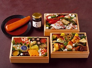 2023三越おせち青柳和風おせち三段「初日」