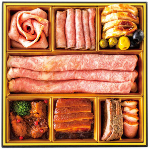2023 大丸松坂屋百貨店焼肉トラジ 肉おせち 一段
