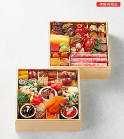 2020伊勢丹〈松阪肉老舗 柿安〉料亭おせち二段重54000