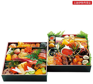 2025伊勢丹おせち<美濃吉本店 竹茂楼>和風おせち二段
