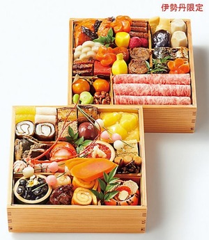2019伊勢丹ランキング〈松阪肉老舗 柿安〉料亭おせち二段重