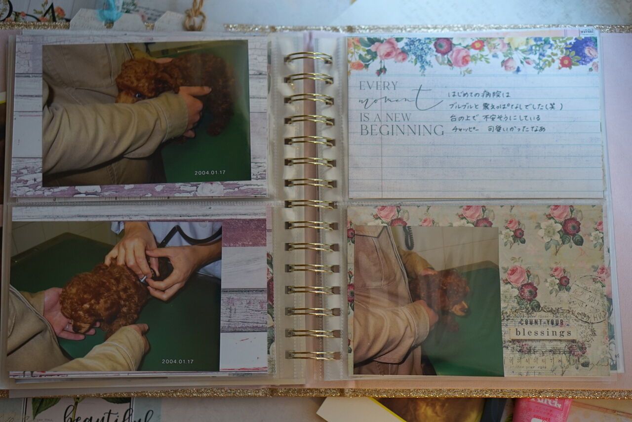 アルバム作りをおしゃれで簡単に メモリアルアルバム スクラップブッキングの力 メモリープレイスblog