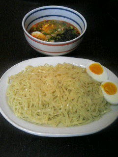 えどやフーズ からしみそスープで作ったつけ麺