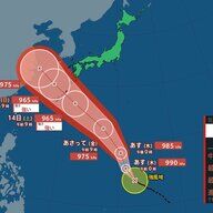 台風13号（バビンカ）の進路と勢力が気象庁から発表される！