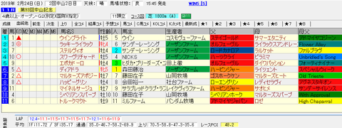 中山記念結果