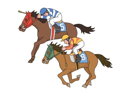 イラスト　競馬6