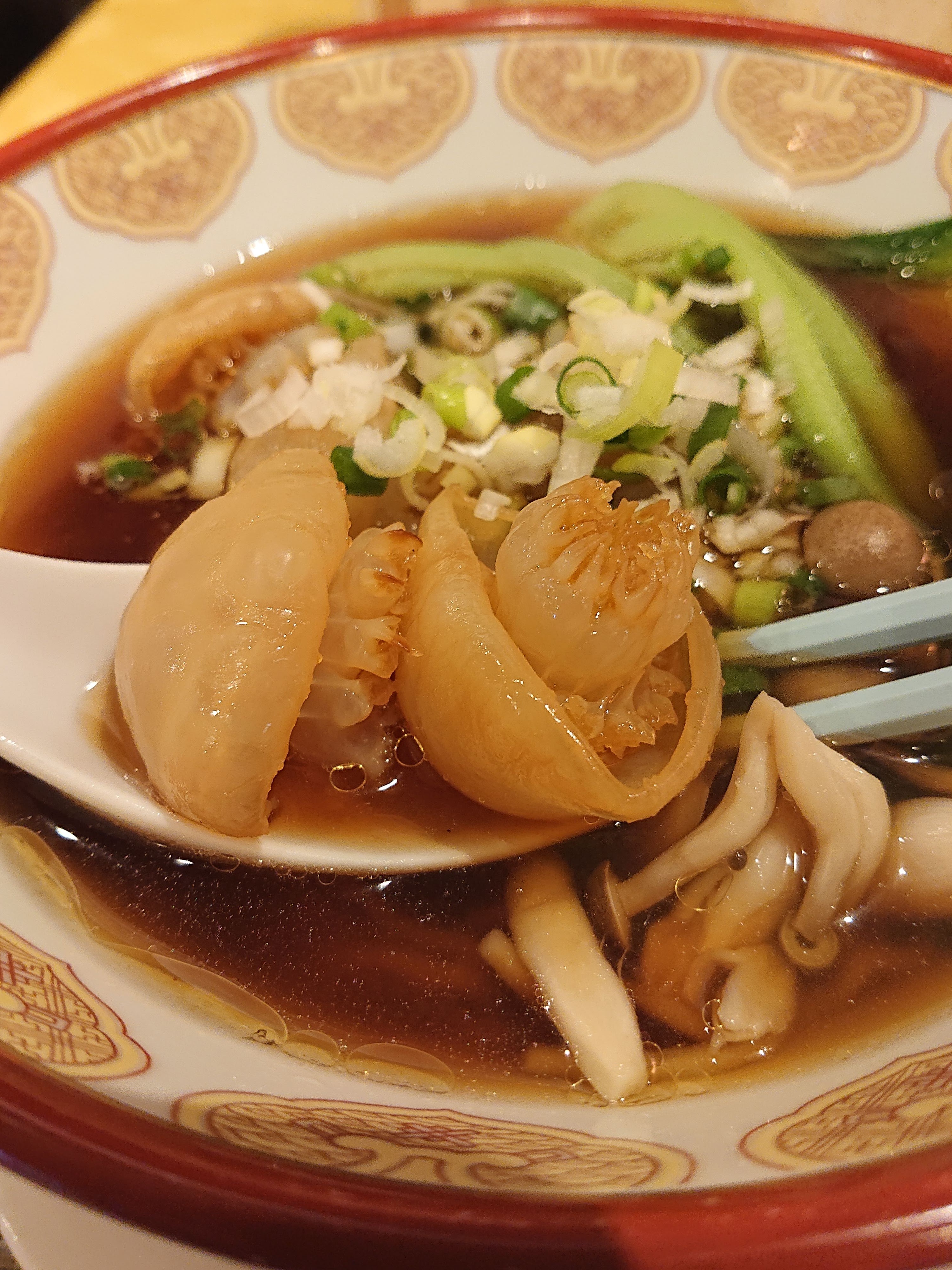 艶姿 姿くらげラーメン In 中国料理杏仁香 19 08 01 麺喰道 およそ鹿児島の麺日記 ほぼラーメン