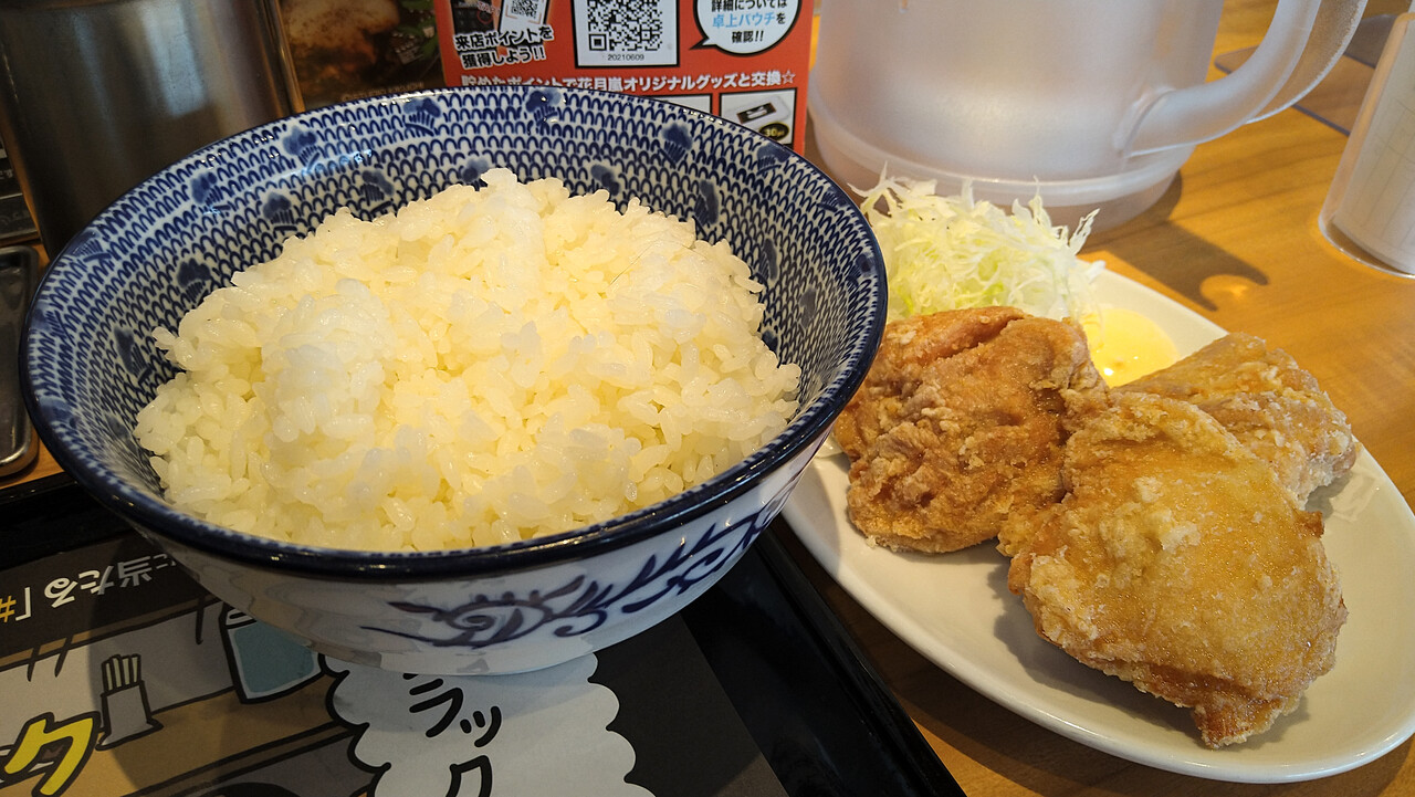 麺のすゝめ メンノススメ らあめん花月嵐 立川西砂店 立川 限定 Black と 唐揚げセット 麺のすゝめ メンノススメ らあめん花月嵐 立川西砂店 立川 限定 Black と 唐揚げセット