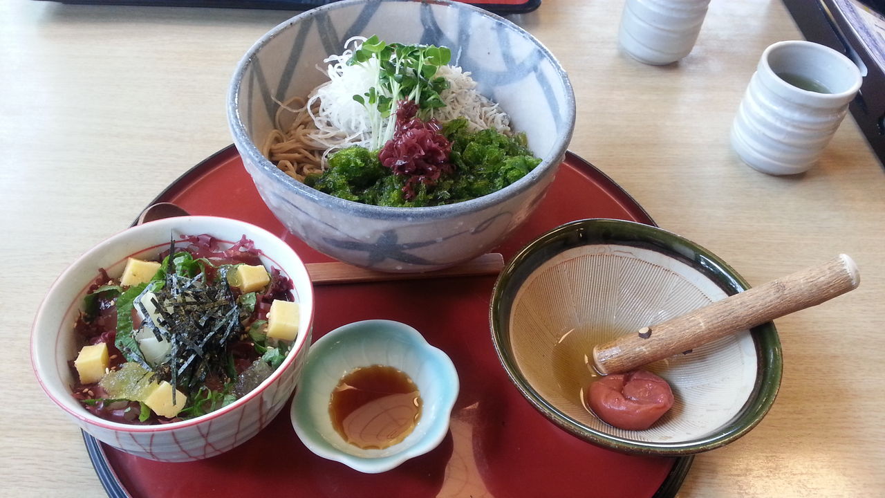 麺のすゝめ メンノススメ 初 和食麺処 サガミ ふじみ野 磯の香そばとミニてこね寿司 麺のすゝめ メンノススメ 初 和食麺処 サガミ ふじみ野 磯の香そばとミニてこね寿司
