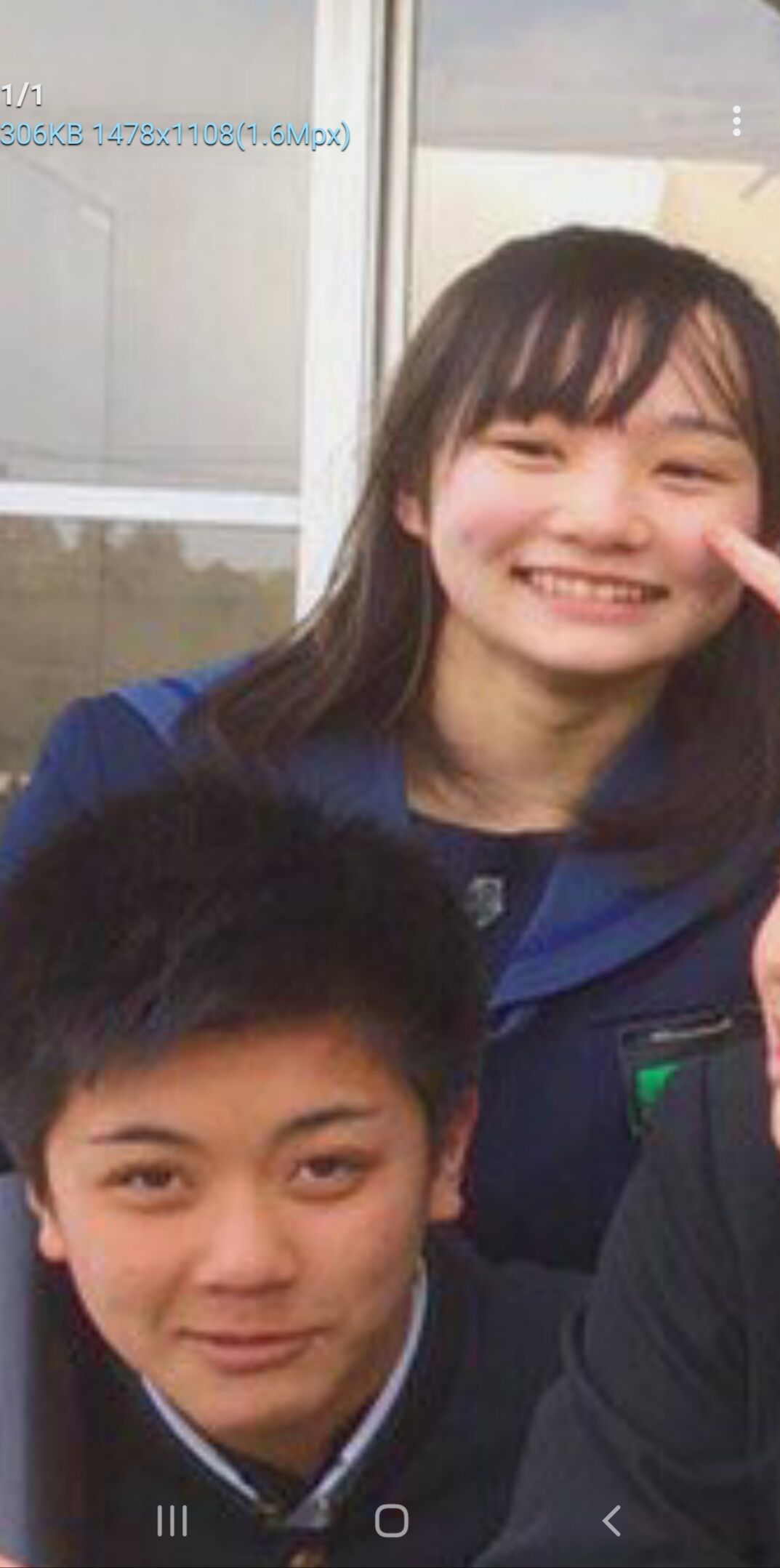 画像 中学生 カップルで卒業写真撮ろうぜ メンズ速報