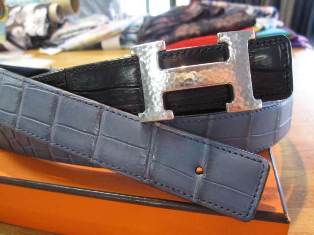 エルメスバックル用クロコダイルオーダーベルト メンズヨシワラの店舗日記 エルメスバックル用クロコダイルオーダーベルト メンズヨシワラの店舗日記