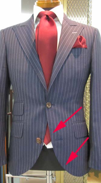 着丈 フロントカット直し メンズヨシワラの店舗日記