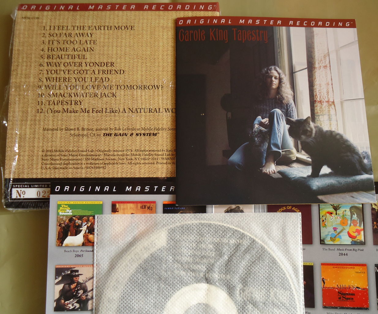 CAROLE KING/TAPESTRY HYBRID SACD : マーメイド号の紙ジャケだけじゃ 