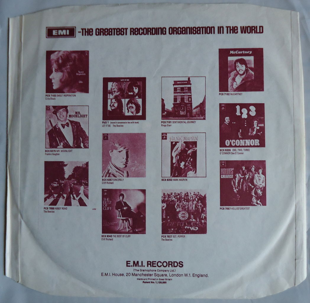 本日の中古盤 THE BEATLES/BEATLES FOR SALE/UK MONO & STEREO