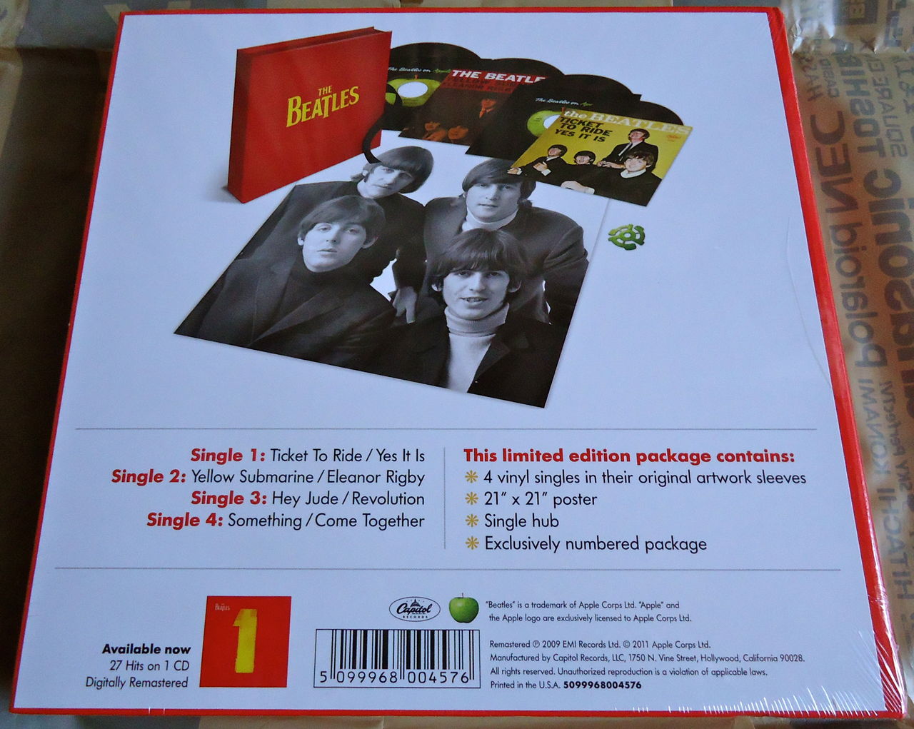 THE BEATLES/THE SINGLES(7