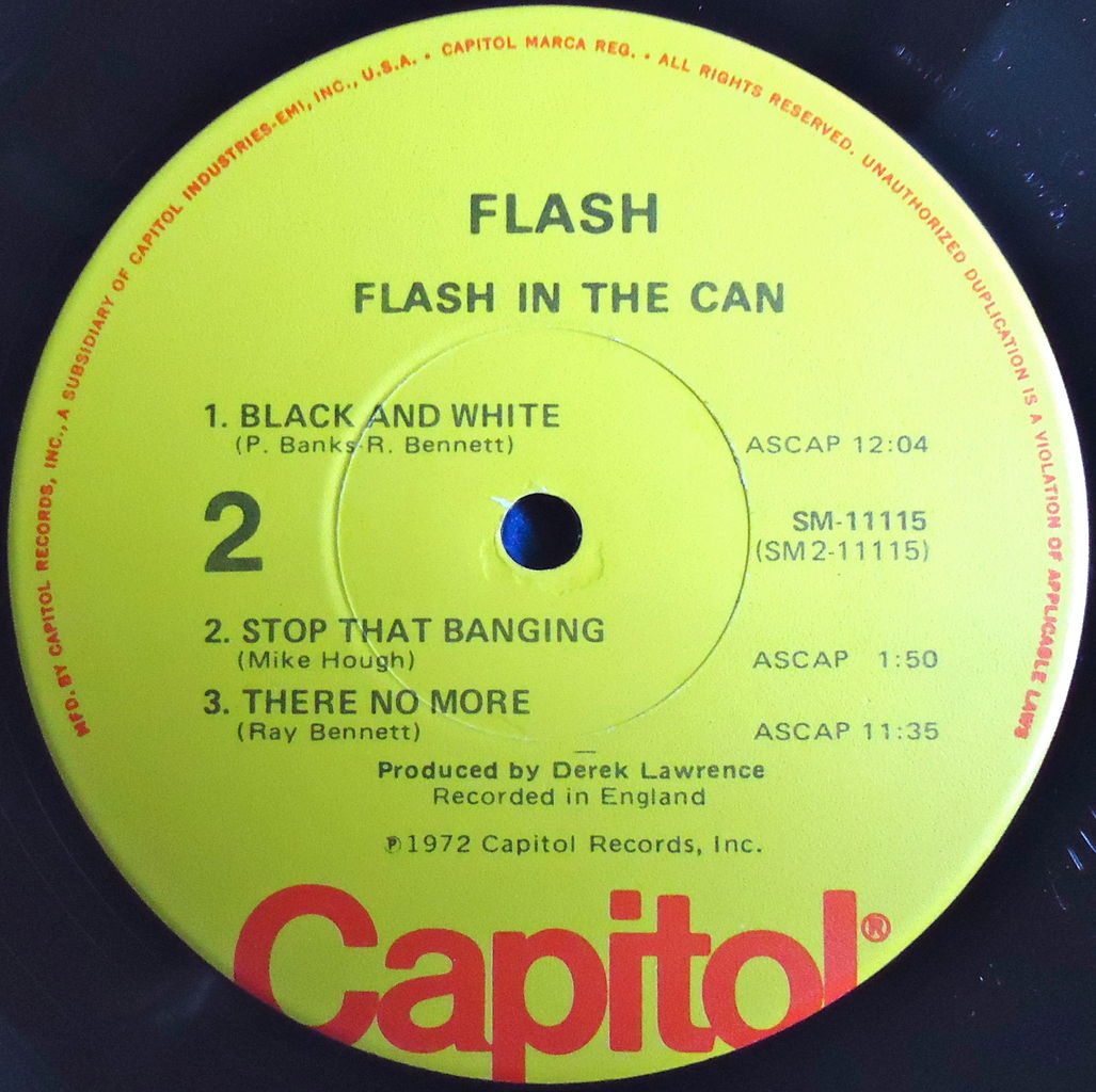 マーメイド号の紙ジャケだけじゃ生きてゆけない! : 本日の中古盤 FLASH『Flash In The Can』