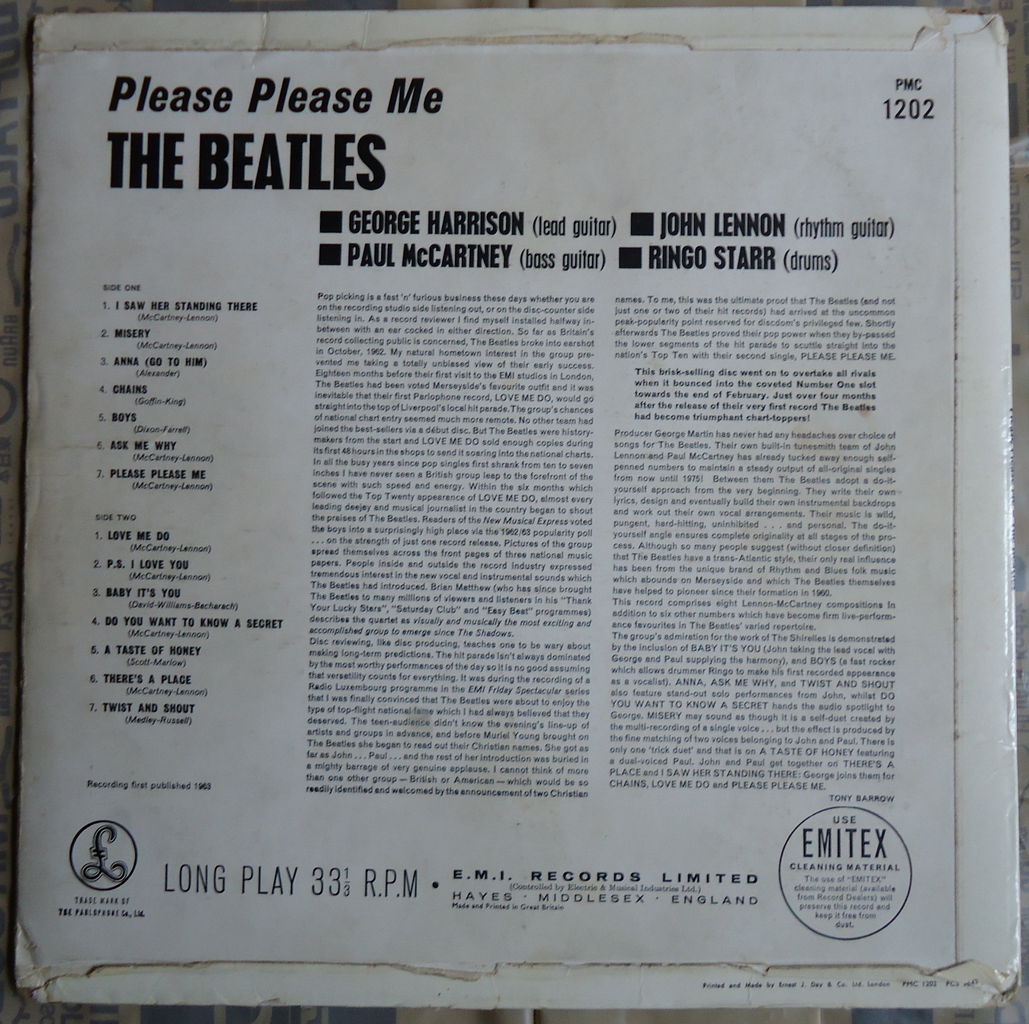 THE BEATLES PLEASE PLEASE ME 4thプレス マト1 MONO