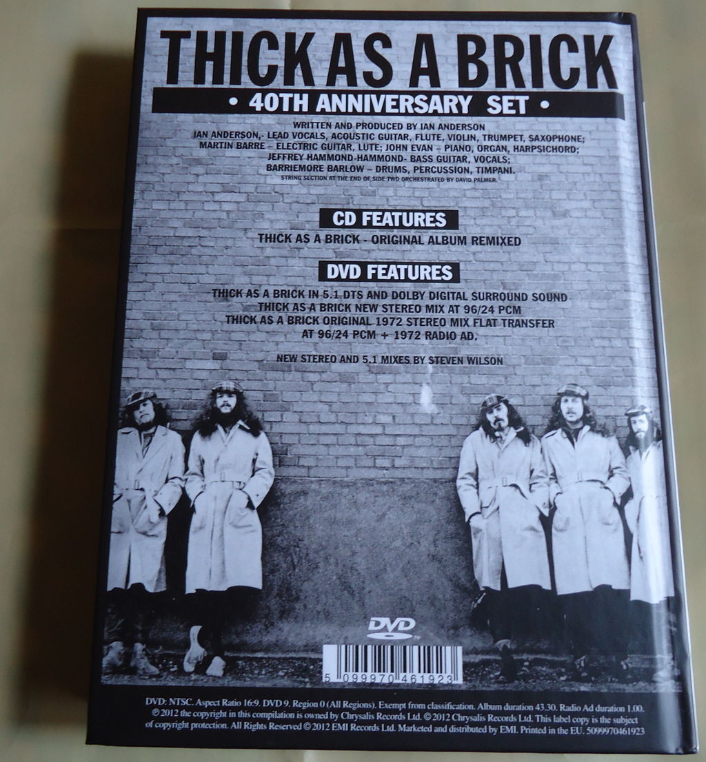JETHRO TULL/THICK AS A BRICK/日本盤、未開封 Jethro Tull – Thick as a Brick Japan LP with obi