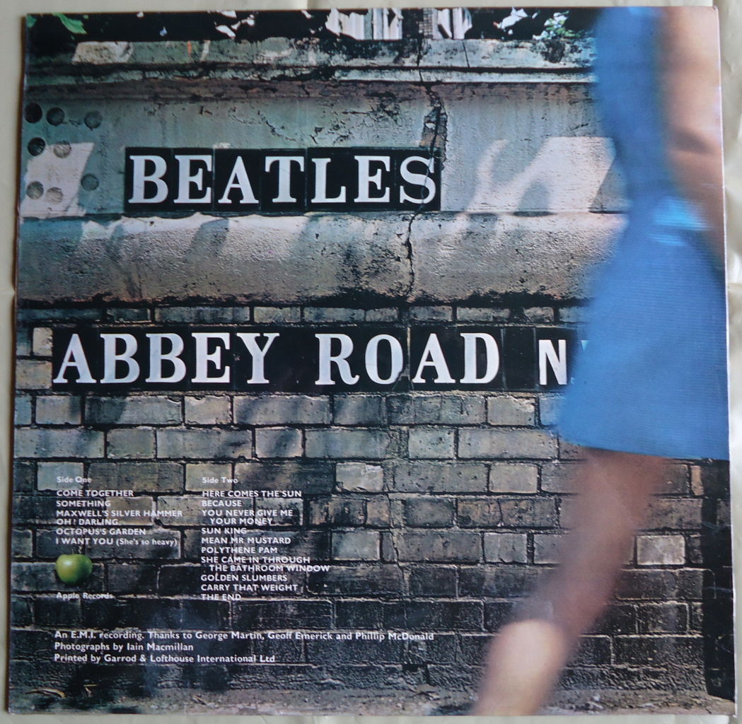 UK盤初レーベル/The Beatles Abbey Road The Beatles - Abbey Road その1 UK初盤 - The Beatles