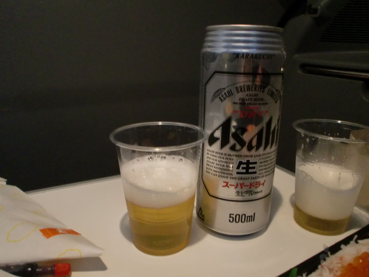 デミオで車中泊の旅 日光中禅寺湖へ 風呂あがりジョッキ生