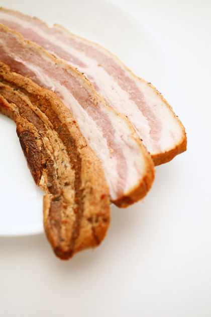 簡単手作りベーコン めし日記