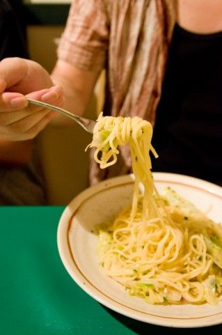 スパゲッティ食うとき巻かな