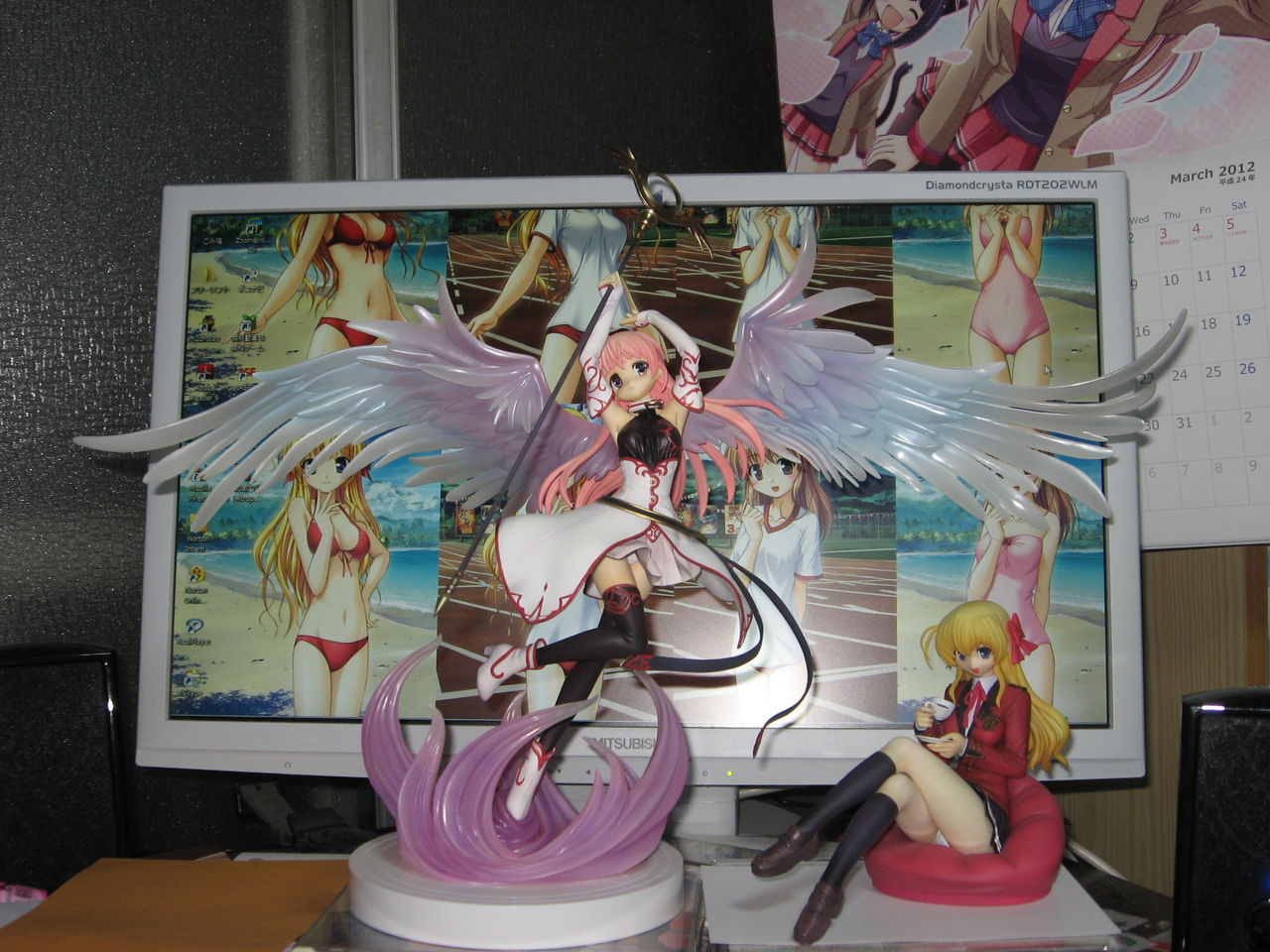 天使の御子 が立体化されたフィギュア ユースティア アストレア 遂に着弾 予想以上に大きくて存在感あるわｗ 三度の飯よりゲーム好き