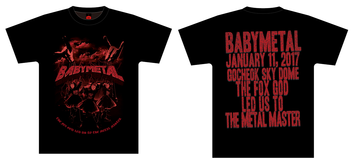 3日に販売されるBABYMETAL Ｔシャツの人気投票をしてみよう ...